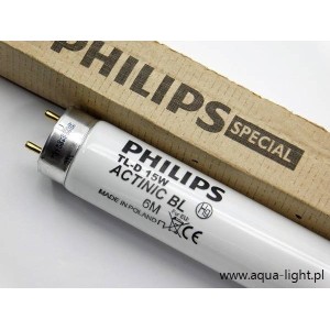 Świetlówka UV Philips T8 ACTINIC BL TL-D 15W/10 UVA - od AQUA-LIGHT