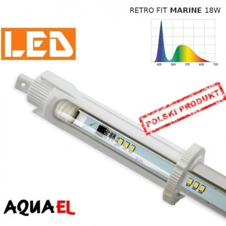 Moduł LED RETRO FIT MARINE - moc 18W 10000K, firmy AQUAEL | sklep AQUA-LIGHT.pl