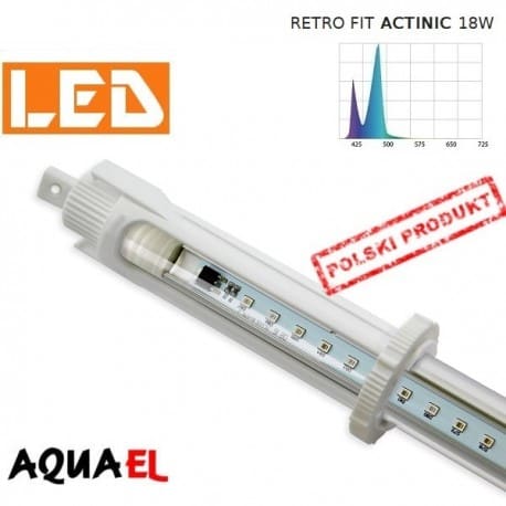  Moduł LED RETRO FIT ACTINIC - moc 18W 20000K, firmy AQUAEL | sklep AQUA-LIGHT.pl