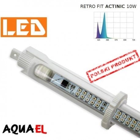 Moduł LED RETRO FIT ACTINIC - moc 10W 20000K, firmy AQUAEL | sklep AQUA-LIGHT.pl