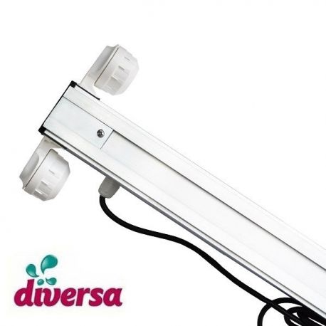 Belka oświetleniowa do akwarium, T5 2x39W 100cm, Diversa, oprawki hermetyczne | sklep AQUA-LIGHT.pl