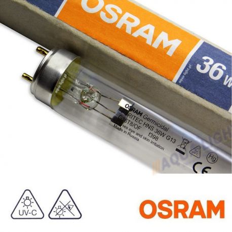 Świetlówka T8 Promiennik UV-C Osram HNS Puritec 36W G13 do sterylizacji | sklep AQUA-LIGHT.pl