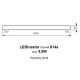 Żarówka liniowa LED LEDinestra 9,9W 2700K, trzonek S14s, Osram - zamiennik LINESTRA|sklep AQUA-LIGHT.pl