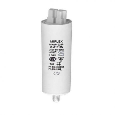 Kondensator Miflex 25uF | sklep AQUA-LIGHT.pl