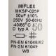 Kondensator Miflex 50uF | sklep AQUA-LIGHT.pl