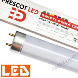 Świetlówka liniowa LED T8 10W mięsna, 60 cm Prescot