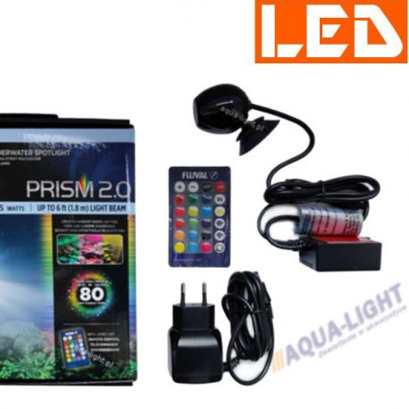 Lampa LED PRISM 2.0 6,5W 3000-25000K FLUVAL czarna | sklep AQUA-LIGHT.pl