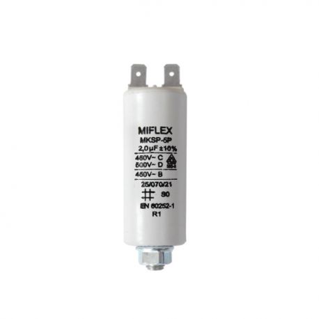 Kondensator MKSP-5P Miflex 2uF, wyk 2A | sklep AQUA-LIGHT.pl
