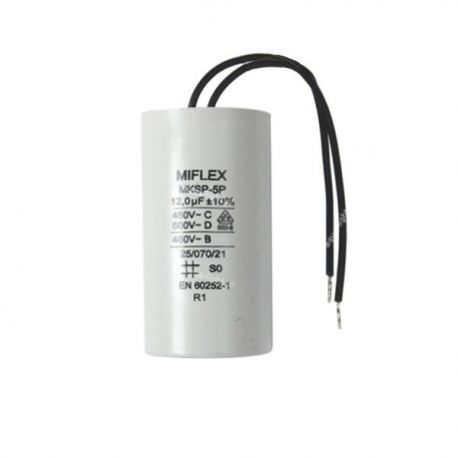 Kondensator MKSP-5P Miflex 12uF, wyk 7 | sklep AQUA-LIGHT.pl