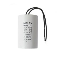 Kondensator Miflex MKSP-I17 20uF wyk. 7A do silników elektrycznych