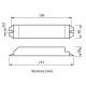 Statecznik elektroniczny HF-E 2x36W T8 PL-L, wymiary|sklep AQUA-LIGHT.pl