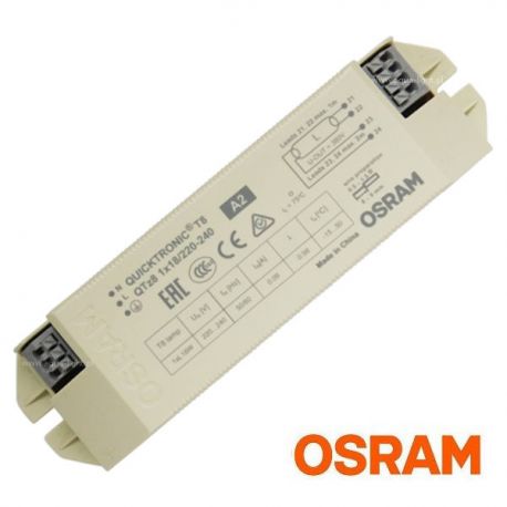 Statecznik elektroniczny T8 1x18W Osram Ouicktronic QTz8 | sklep AQUA-LIGHT.pl