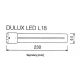Świetlówka DULUX LED 2G11 8W/840 LEDVANCE | sklep AQUA-LIGHT.pl