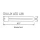 Świetlówka DULUX LED L 2G11 18W/840 LEDVANCE | sklep AQUA-LIGHT.pl