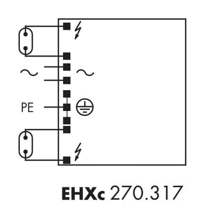 EHXc 270.317 188224 2x70W HQI schemat
