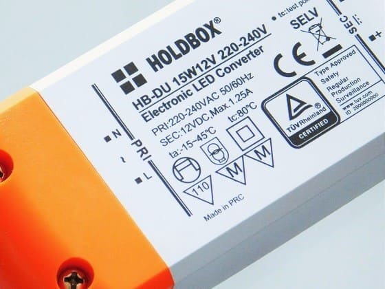HB-DU 15W 12V zasilacz LED napięciowy_tabliczka