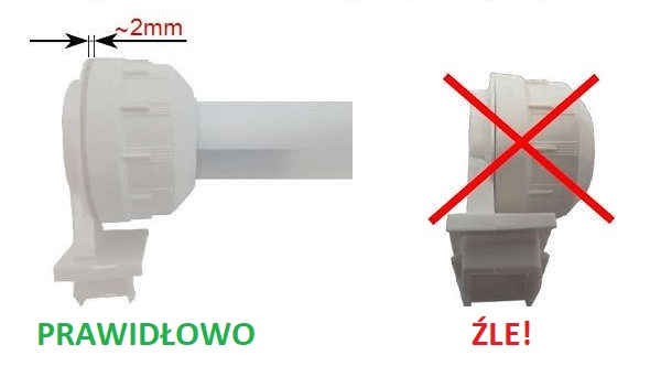 Instrukcja instalacji świetlówki LED TUBE PET AQUA | sklep AQUA-LIGHT.pl