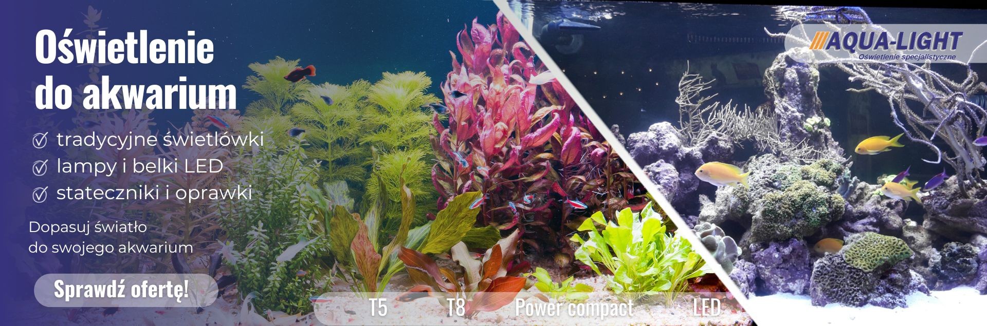 oswietlenie led do akwarium
